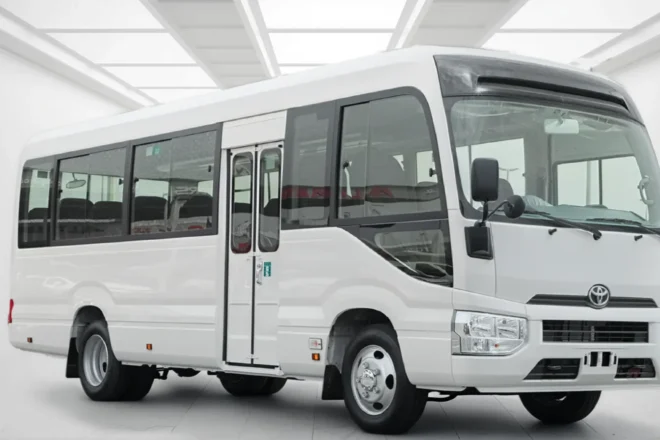 Toyota Coaster Hi Roof 23S 4.0L 2025 Export from Dubai to Africa