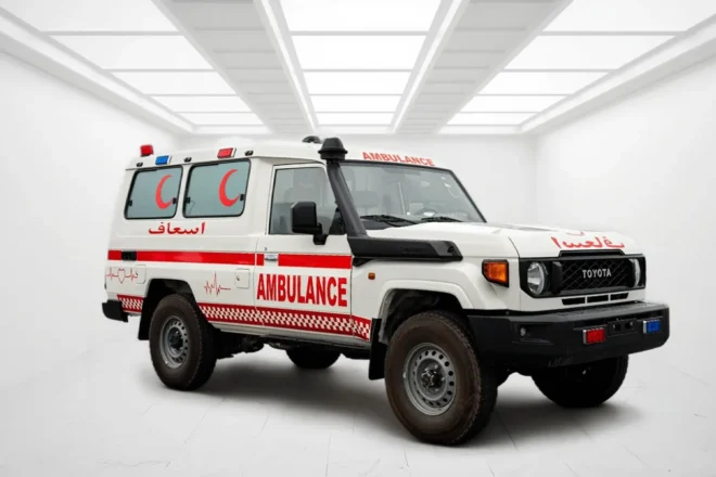 Toyota Land Cruiser 78 4.0L Ambulance 2026 Export Dubai to Africa