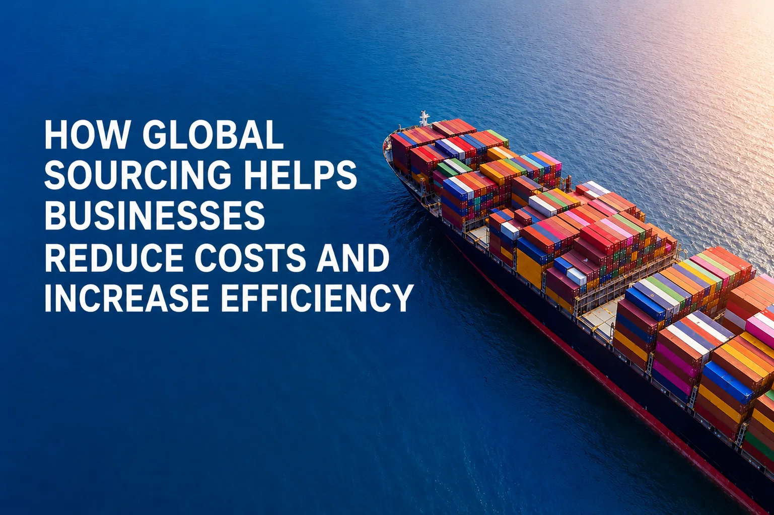 How Global Sourcing Helps Businesses Reduce Costs and Increase Efficiency | AGTP Group