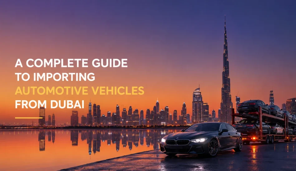 A Complete Guide to Importing Automotive Vehicles from Dubai | AGTP Group