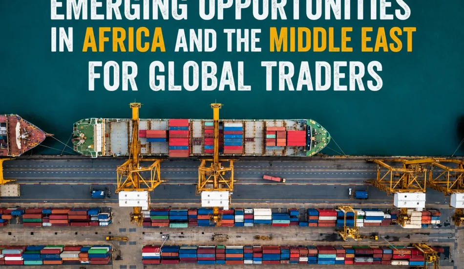 Container ship transporting cargo across international waters as part of a global sourcing and supply chain network.