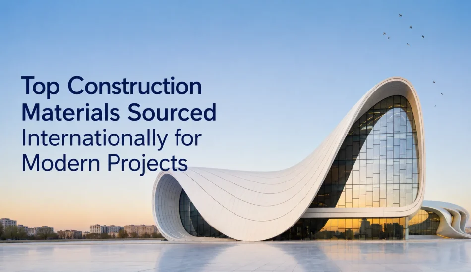 Top Construction Materials Sourced Internationally for Modern Projects | AGTP Group