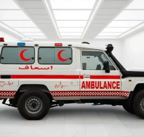 Toyota Land Cruiser 78 4.0L Ambulance 2026 Exporting from Dubai to Africa